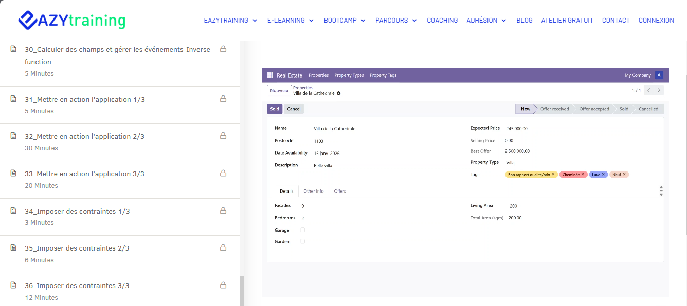 Odoo Dev Training